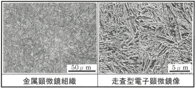 図1.11　850℃から焼入れ後、550℃で焼戻したSCM440の顕微鏡組織